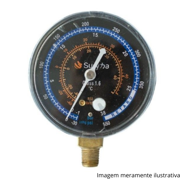 Manômetro de Baixa R410/R32 - Suryha - 132745