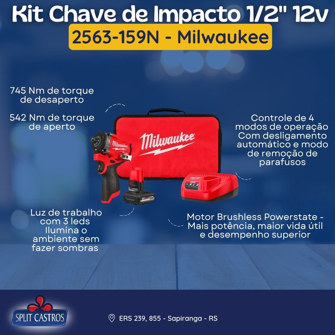 Kit Chave de Impacto C 1/2