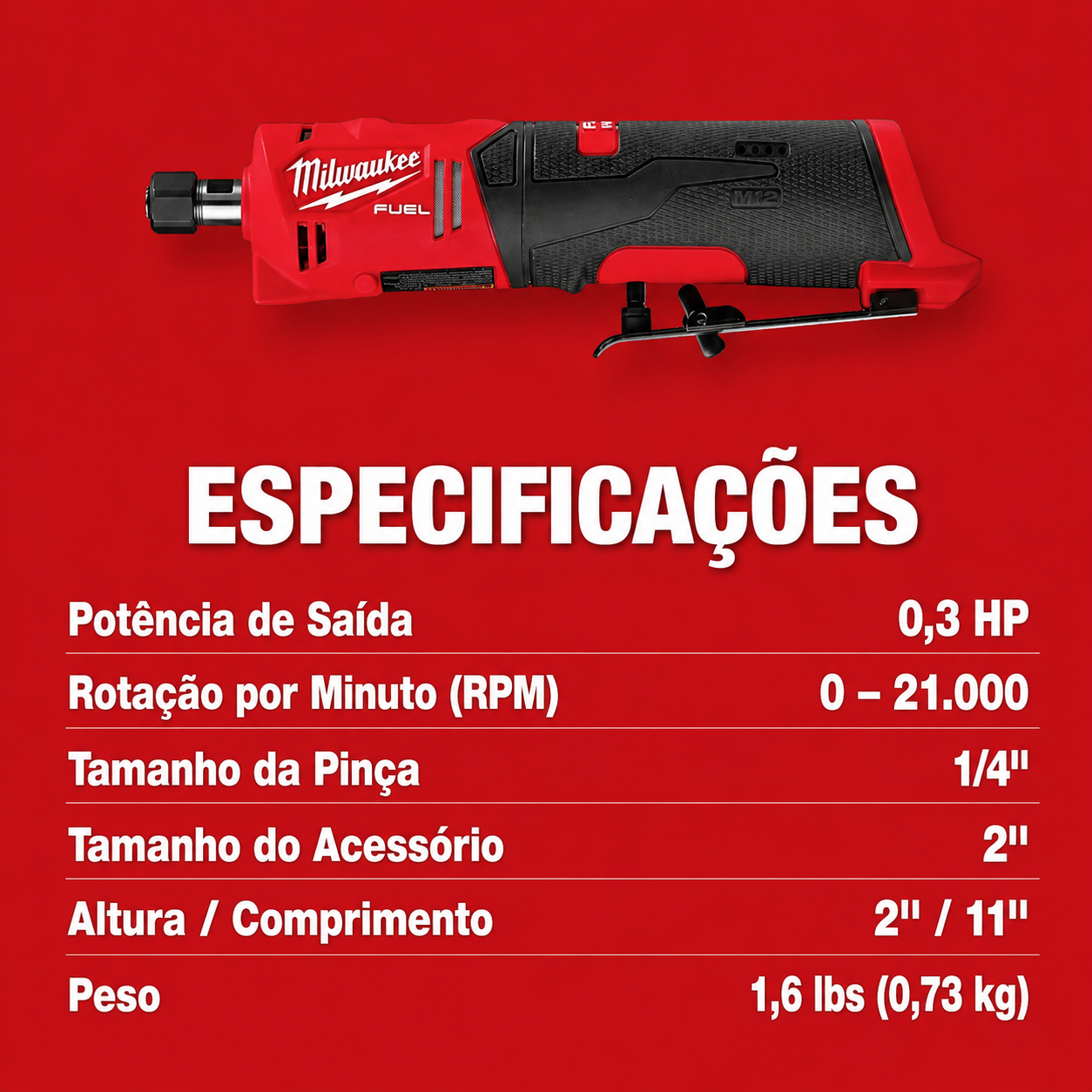 Retifica Encaixe 1/4