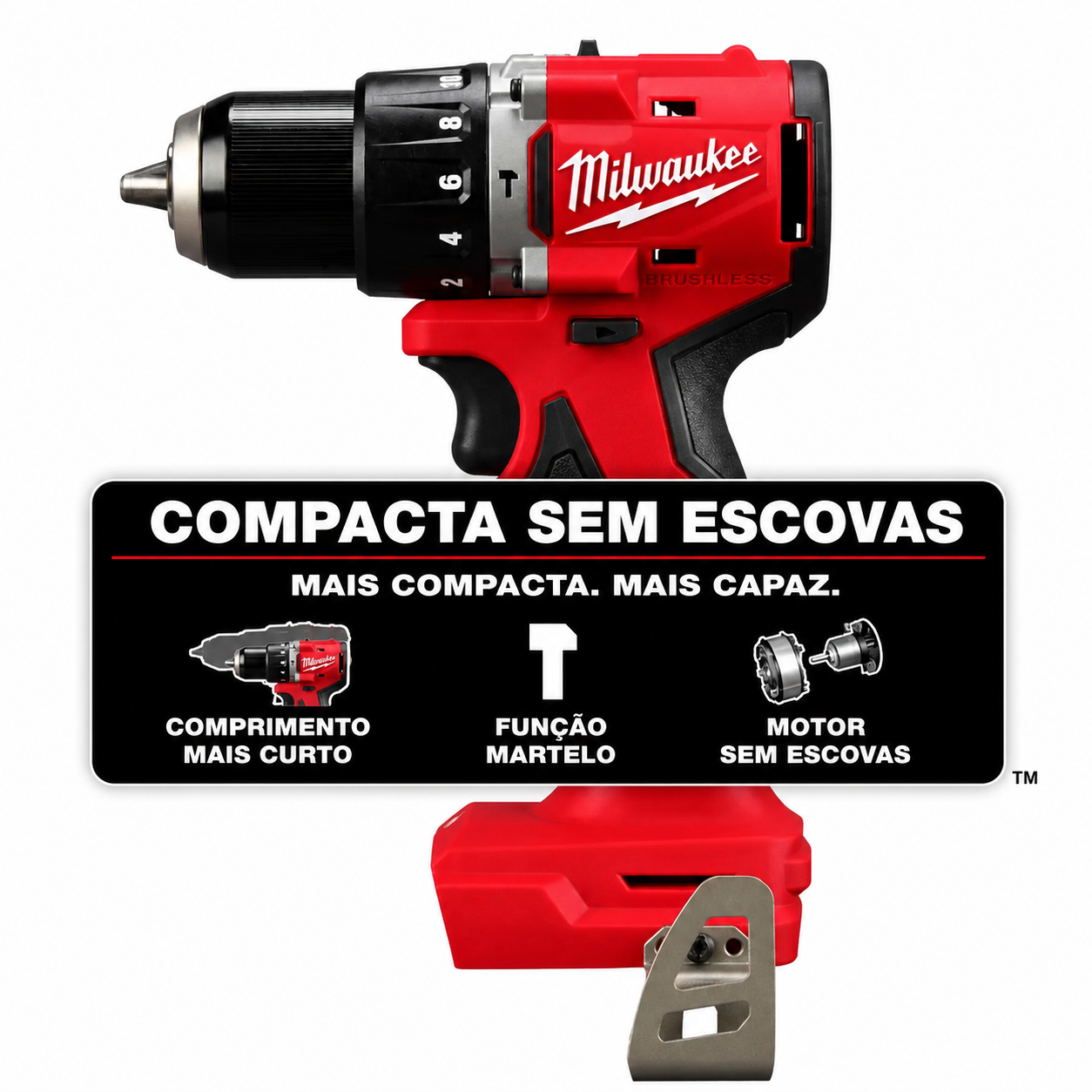 Parafusadeira Furadeira Com Impacto 1 / 2