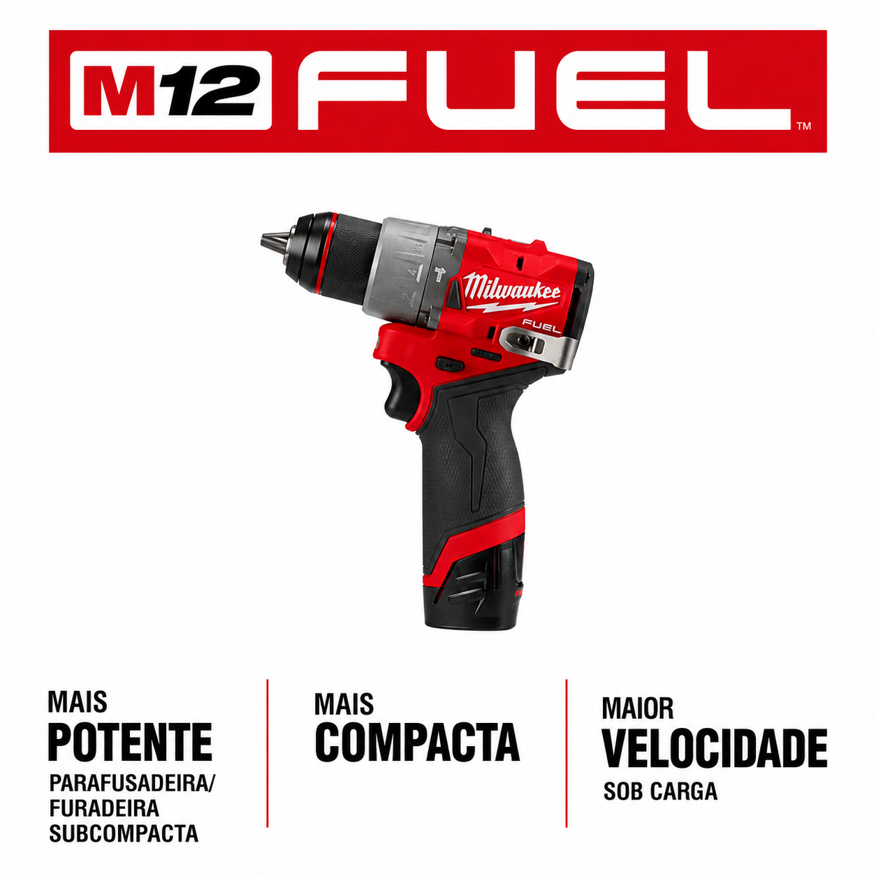 Furadeira de Impacto M12 FUEL™ 1/2