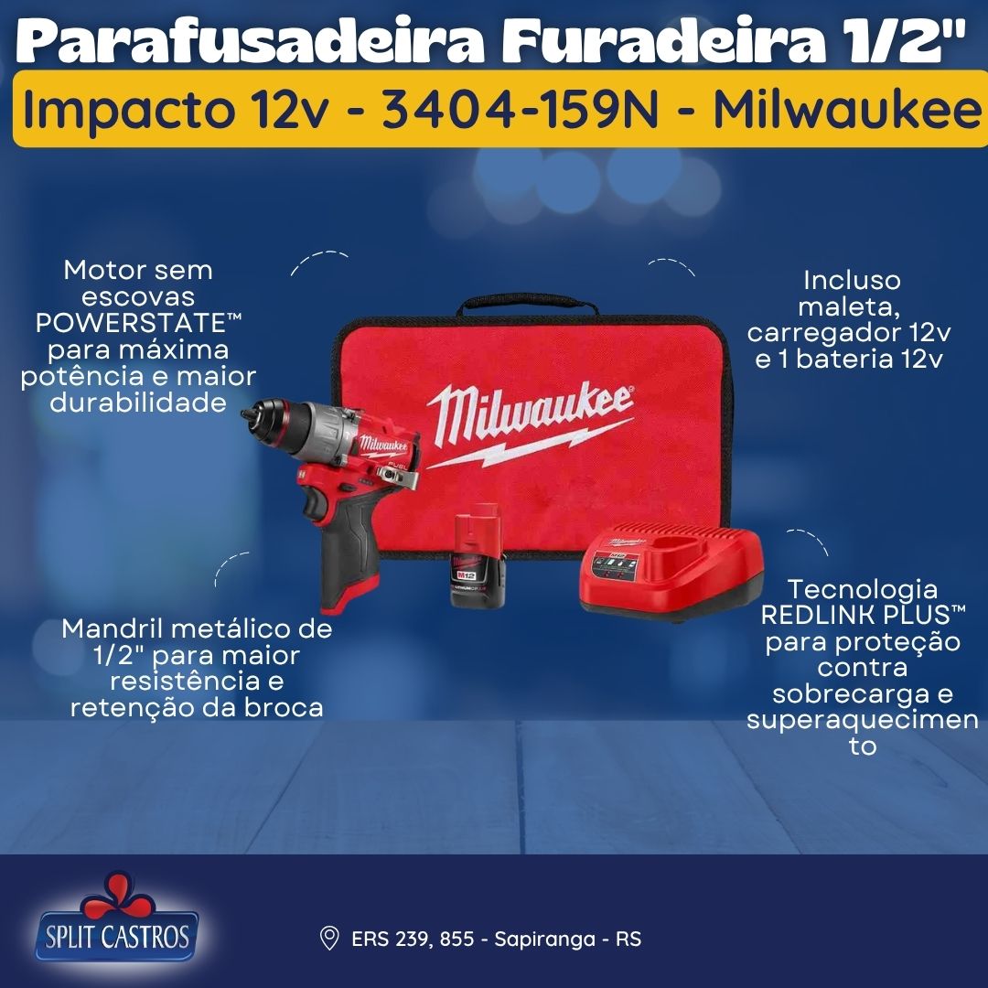 Furadeira de Impacto M12 FUEL™ 1/2