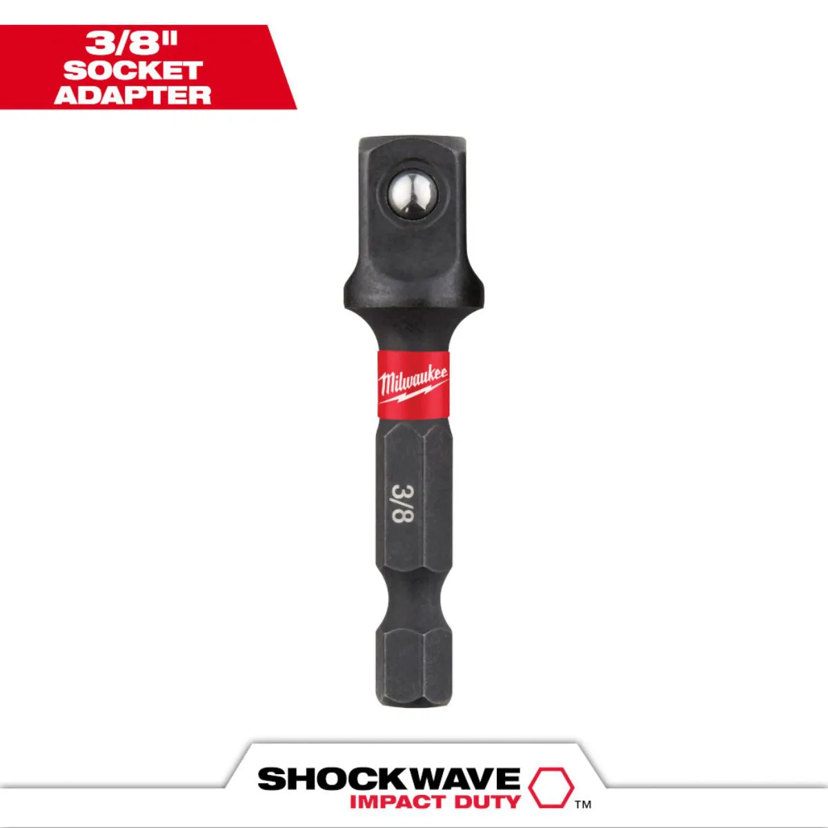 Adaptador para Soquete 1/4" Hex X 3/8" 48-32-5031 - Milwaukee - Imagem 5