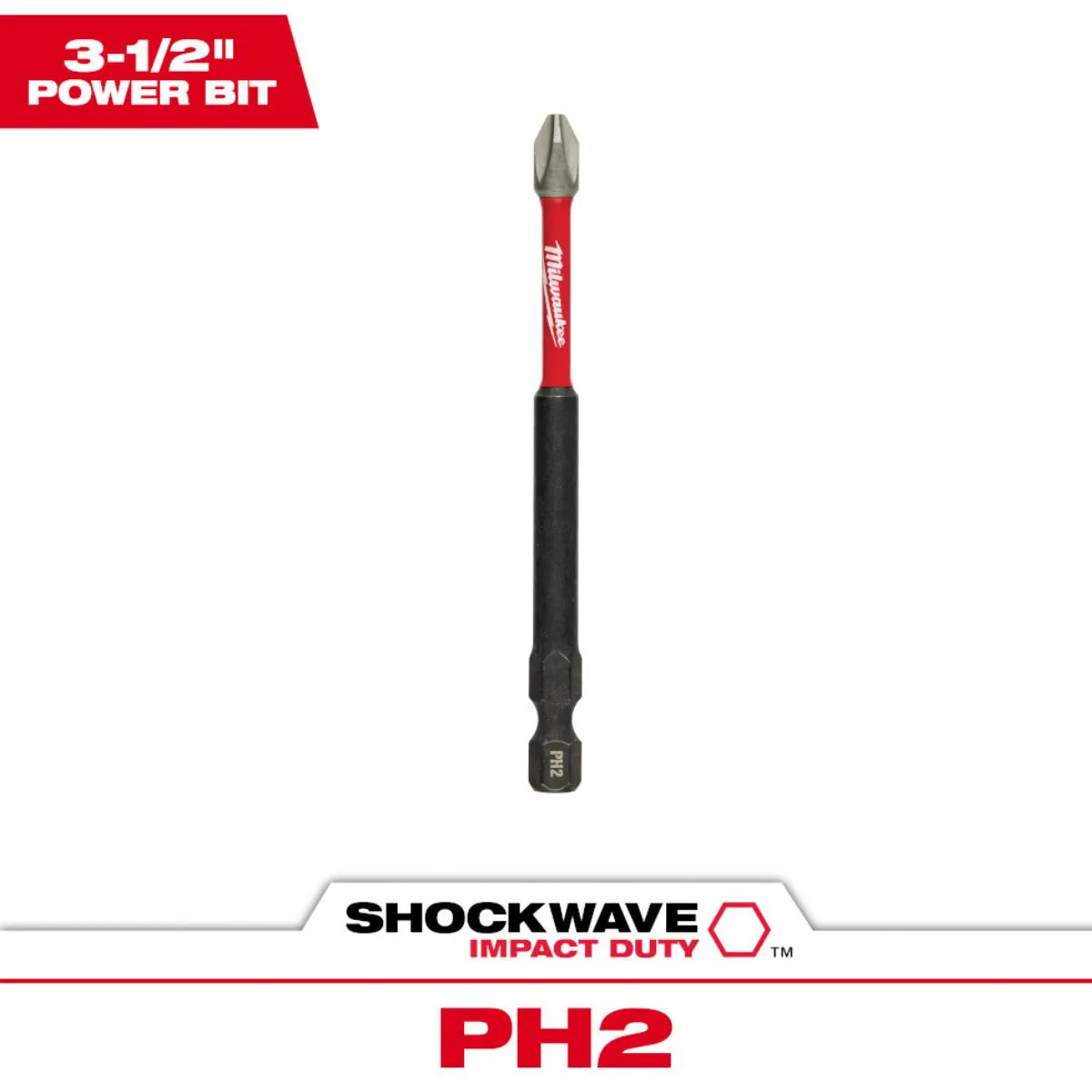 Bit Philips Ph2 X 89Mm com 01 Pç 48-32-4562 - Milwaukee - Imagem 3