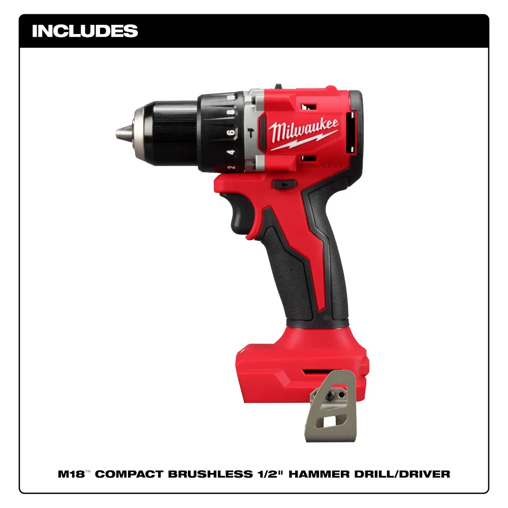Parafusadeira Furadeira Com Impacto 1 / 2" - 18V Brushless 3602 - 159N - Milwaukee - Imagem 11