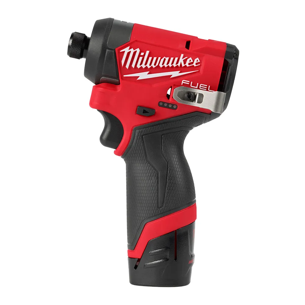 Parafusadeira de Impacto 1/4" - 12V Fuel 3453-159N Com 1 Bateria 1 Carregador Bivolt e Bolsa - Milwaukee - Imagem 3