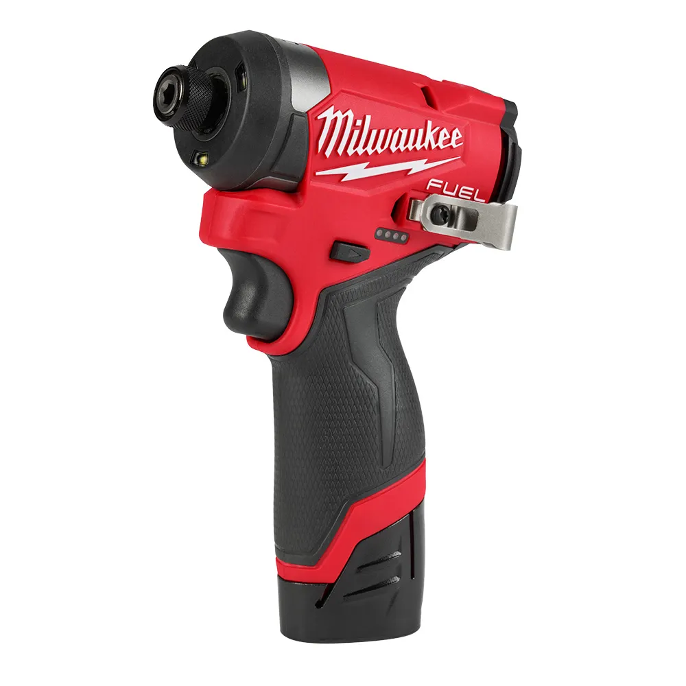 Parafusadeira de Impacto 1/4" - 12V Fuel 3453-159N Com 1 Bateria 1 Carregador Bivolt e Bolsa - Milwaukee - Imagem 4